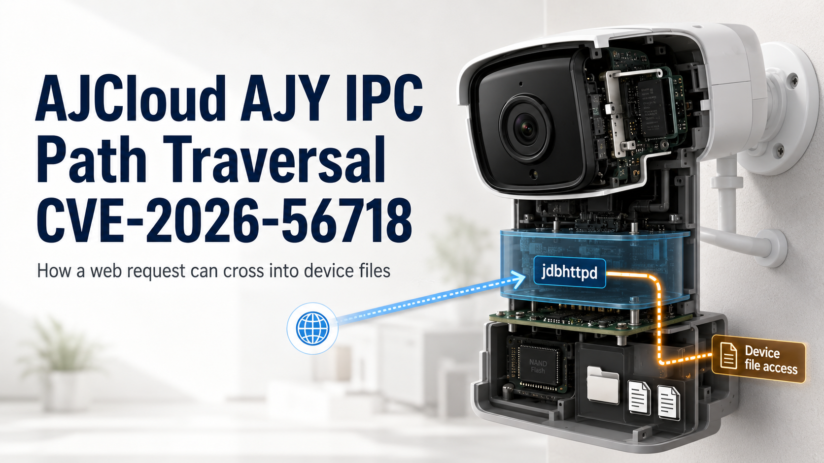 English cover showing the AJCloud AJY IPC path traversal boundary into device files