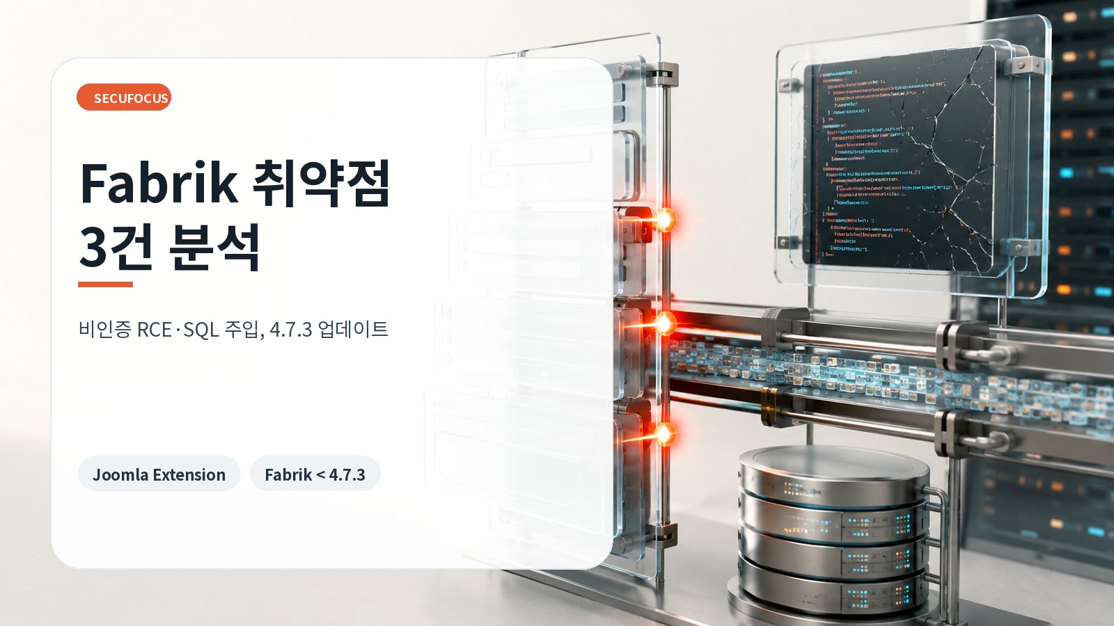 Joomla Fabrik 취약점 3건 분석 표지