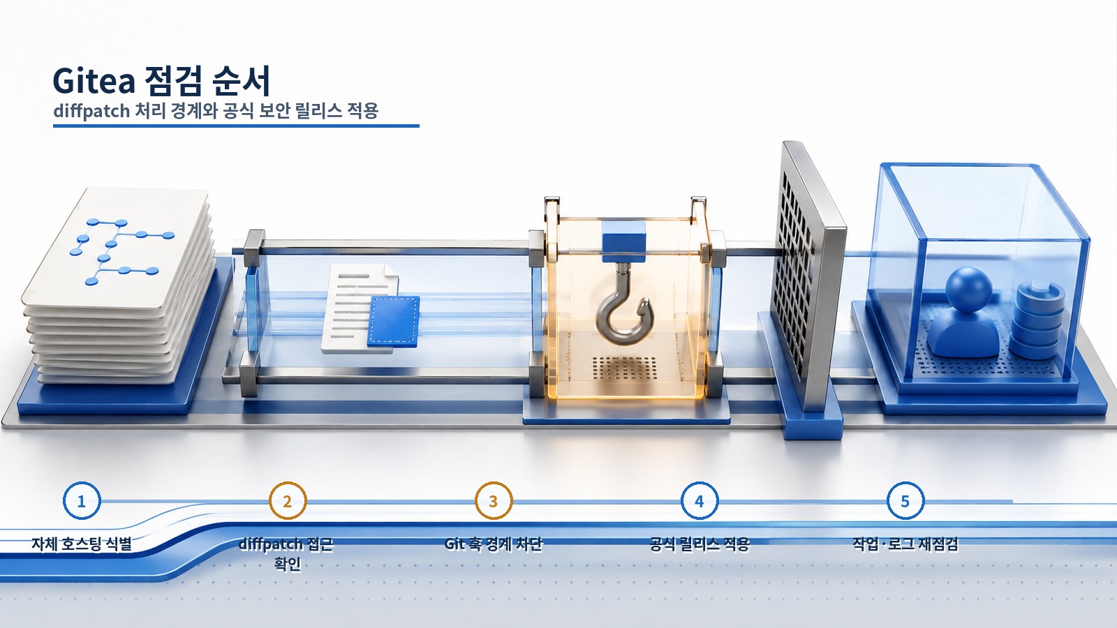 Gitea 자체 호스팅 서버의 점검과 공식 보안 릴리스 적용 순서 5단계