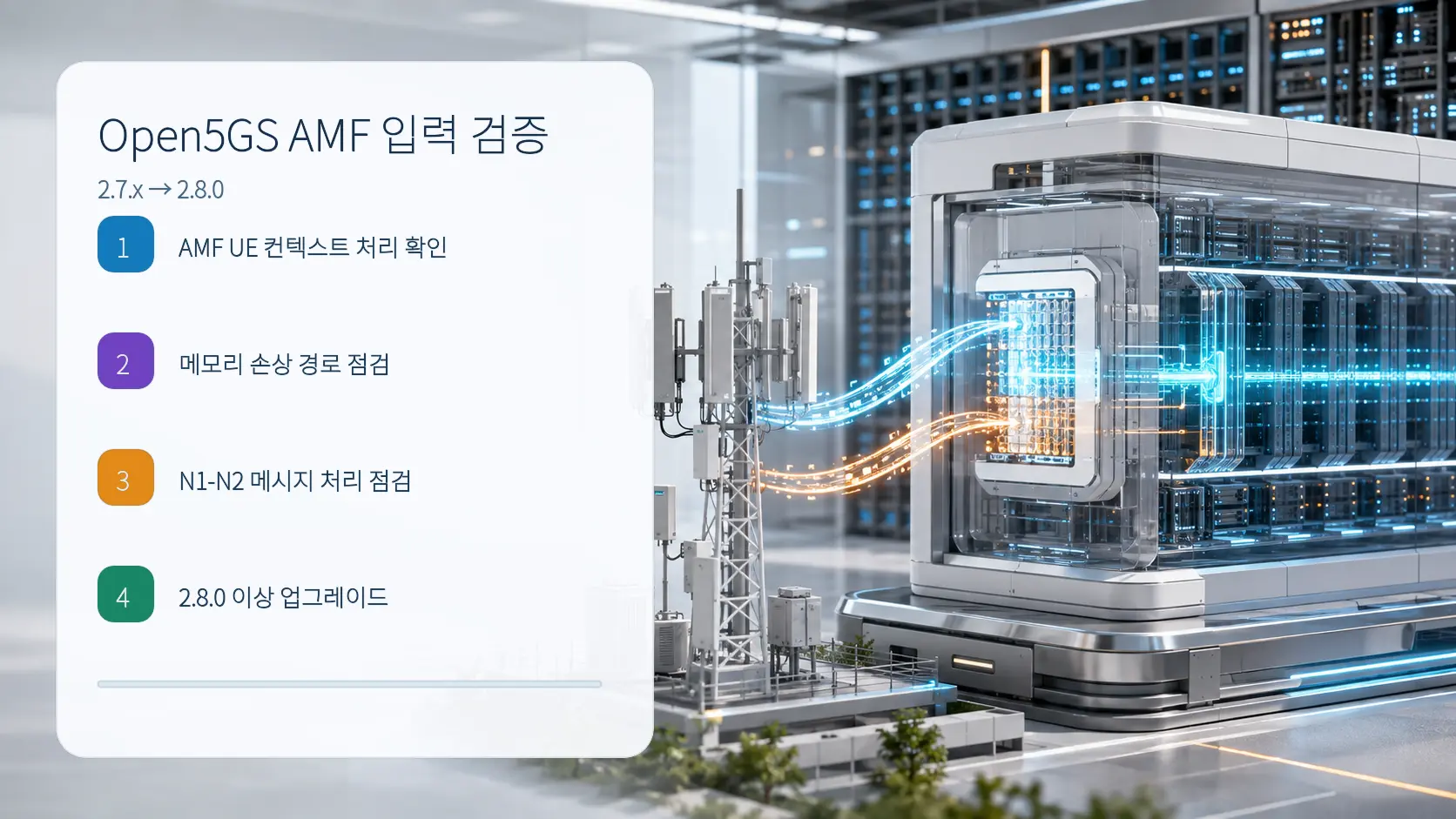 Open5GS AMF 점검 순서: UE 컨텍스트, 메모리 손상, N1-N2 처리, 2.8.0 업그레이드
