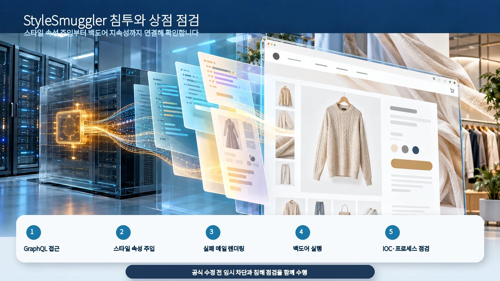 StyleSmuggler의 GraphQL 접근부터 백도어 점검까지 이어지는 대응 흐름