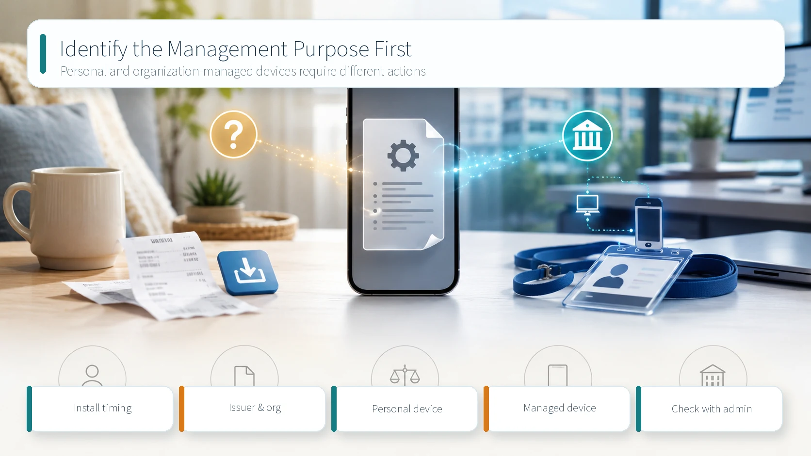 Decision guide for personal versus organization-managed iPhones